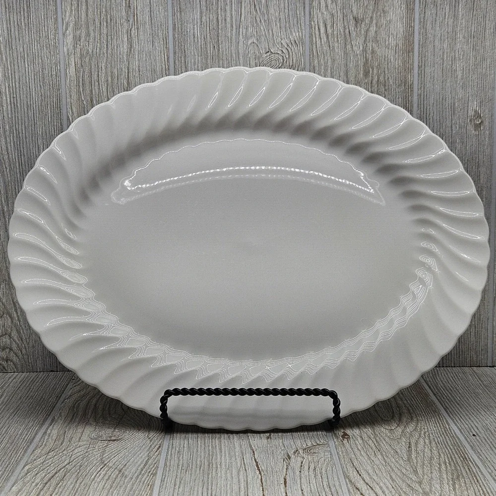 Johnson Brothers Regency White Swirl Ironstone 15